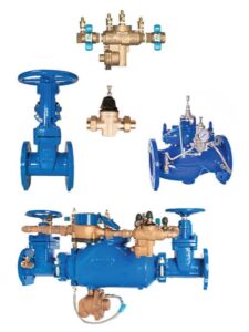 "Image featuring the logo or signage of 'Backflow Resources Beeco,' a provider of backflow prevention products and services