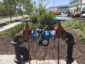 "Milpitas backflow testing conducted by professional plumbers to ensure water safety and compliance with regulatory standards."